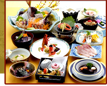 Meal served in guest rooms (example of the Banquet Plate)